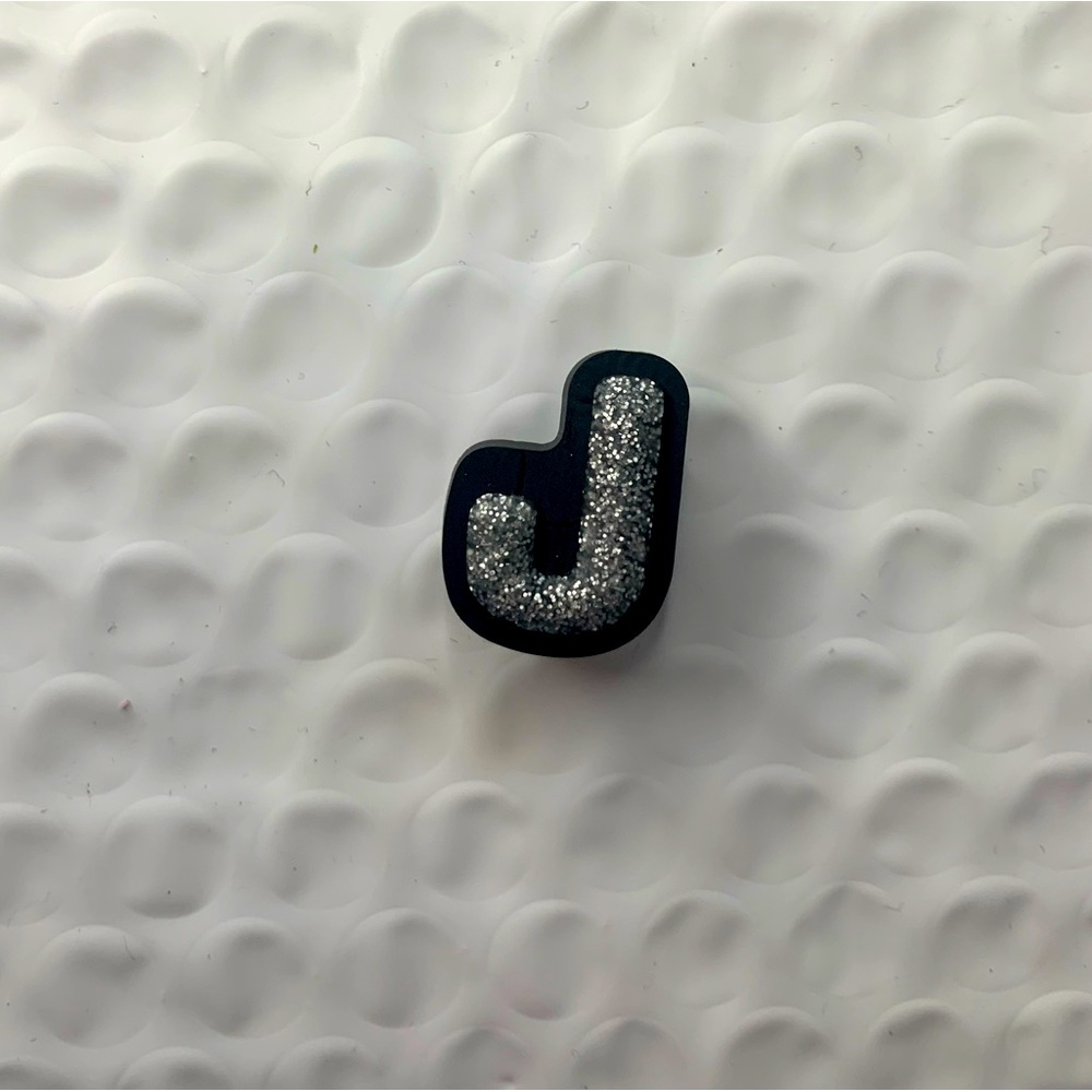 COPY - Letter J croc charm